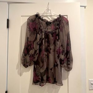 Karen Kane sheer blouse